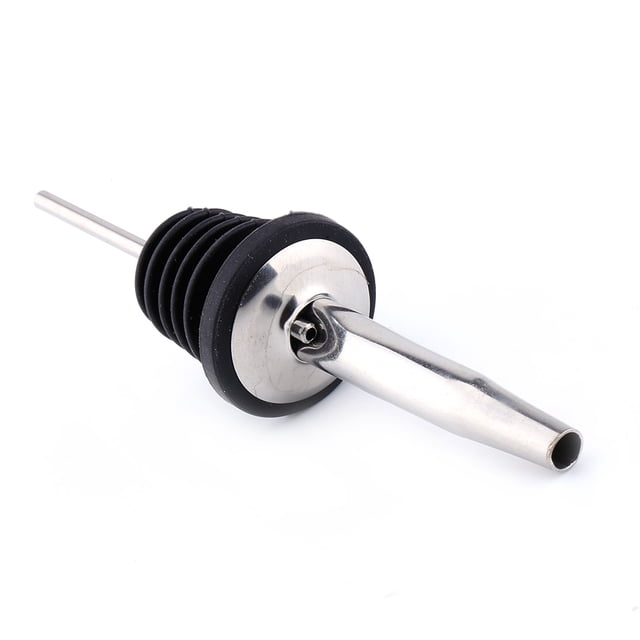 HURRISE Stainless Steel Vented Free Flow Pourer,Free Flow Vented Pourer Wine Liquor Bottle Spout Stopper
