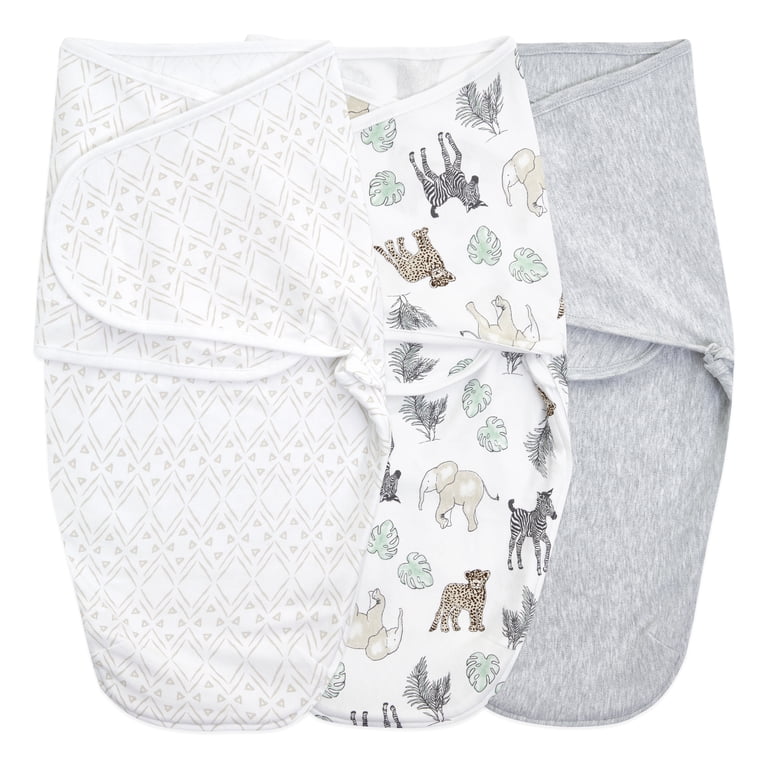 Aden + Anais Essentials Cotton Swaddle Wraps, 3-Pack photo 1