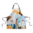 thumbnail image 2 of DOLITY Christmas Apron -Unisex Kitchen Various Pattern -Fade Machine Washable - 8 8, 2 of 6
