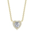 thumbnail image 4 of Heliisoer Ladies Love Diamond Eternal Crystal Gemstone Necklace, 4 of 4