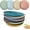 Medium 8 Pcs 8', variant on Wheat Plastic Reusable Dinner Plates Unbreakable Dinner Dishes Outdoor Plates Sets Dishwasher Microwave Safe
