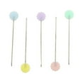 thumbnail image 4 of ”100Pcs Plastic Flat Head Straight Quilting Mixed Color DIY Sewing Needles  Light Color Flower”, 4 of 9
