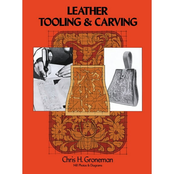Dover Crafts: Leather Work Leather Tooling and Carving, (Paperback)