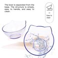 thumbnail image 3 of Laifug Elevated Double Cat Bowls, Pet Feeding Bowl | Raised the Bottom for Cats and Small Dogs, 3 of 9