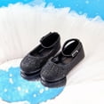 thumbnail image 4 of ESTINE Flower Female Dress Shoes Toddler Girl Mary Jane Flats Black 6M, 4 of 7