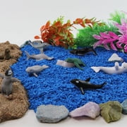 Safari Ltd. Baby Sea Life TOOB - Figurines: Harp Seal, Beluga, Penguin, Dolphin, Orca, Shark, Manatee, Turtle, Walrus, Sea Lion, Otter - Educational Toy Figures For Boys, Girls & Kids Ages 3+