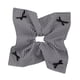 thumbnail image 4 of Decoración de scrunchie a cuadros elegante Regalo romántico Diadema elástica para fiesta de baile negro, 4 of 8