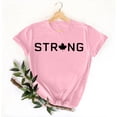 thumbnail image 3 of Pisexur Nouveau T-shirt à Manches Courtes Col Rond Imprimé Décontracté pour Femmes, Hauts d'Été pour Femmes Rose, 3TG, 3 of 4