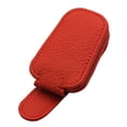 thumbnail image 1 of Clip para gafas de sol para visera de coche, soporte premium para gafas de coche para adultos y mujeres Rojo, 1 of 9