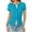 BK37_Sky Blue, variant on Womens Y2k Tops Button Down Short Sleeve Shirts Lightweight Summer Cardigans Slim Fit Ribbed Blouse Navy 2XL