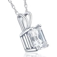 thumbnail image 3 of Pompeii 2 CT Asscher Cut Solitaire Pendant Necklace in 14k White, Yellow, or Rose Gold (,), 3 of 3