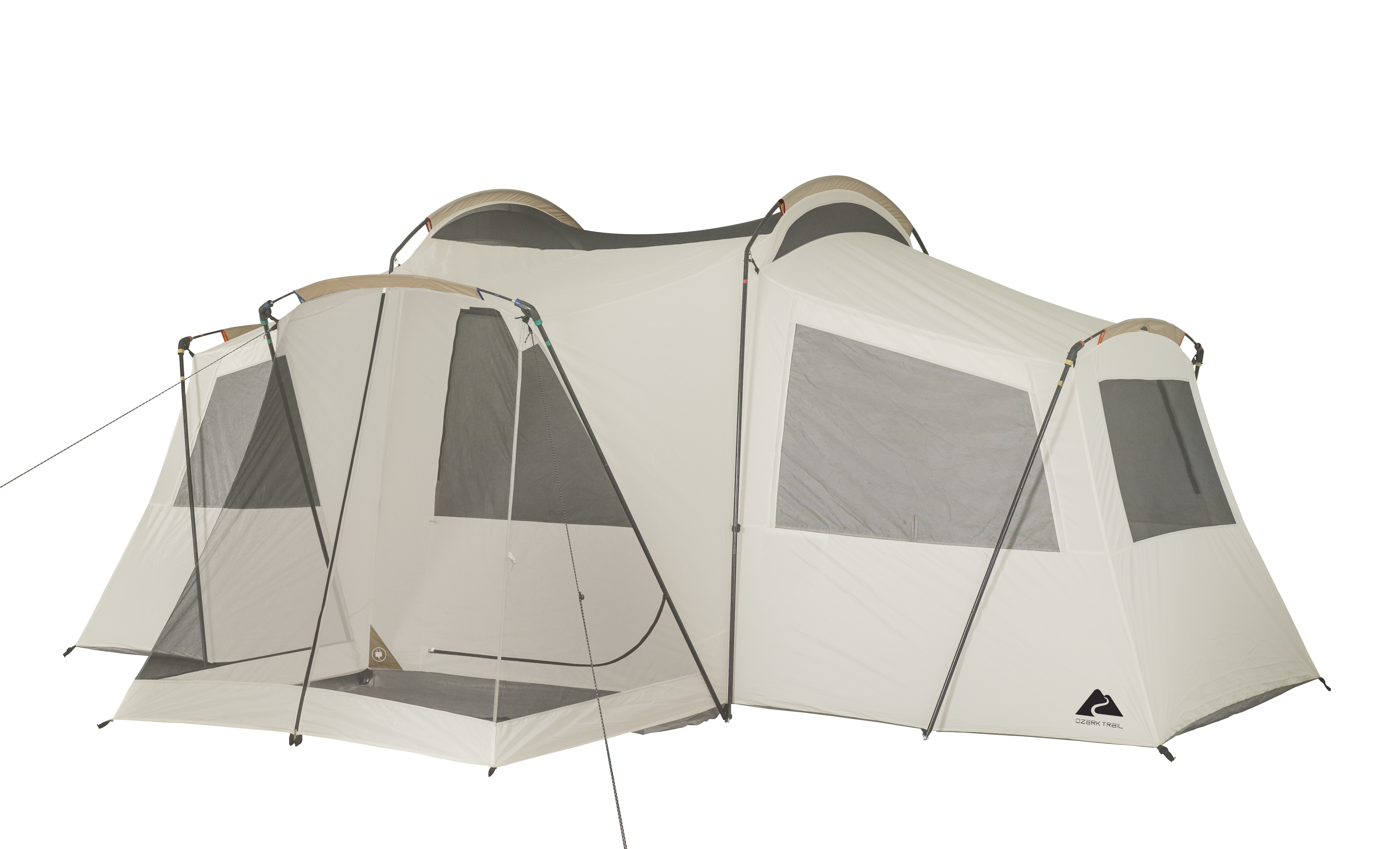 Carpa de Glamping para 12 Personas, 19' x 18' x 84", Espacioso Refugio para Camping Familiar 5
