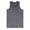 JR05_Black, variant on Allsense x FXN Men's Sleeveless Crew Neck T-Shirt Curved Hem Muscle Longline Tee, White, 2XL