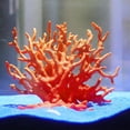 thumbnail image 3 of Artificial Coral Ornament, Orange Yellow Coral Tree Aquarium Reef Decor for Fish Shrimp, Resin Simulation Safe Non-Toxic, No Maintenance, 3 of 3