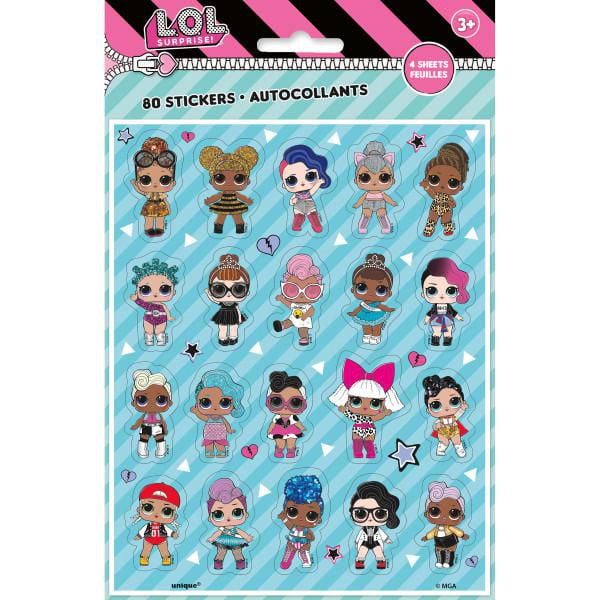 LOL Surprise Sticker Sheets