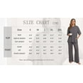 thumbnail image 6 of MINTREUS Lounge Sets for Women Knit Short Sleeve Tops and Long Pants Soft Comfy Pajamas Set Oversized 2 Piece Outfits S-4X, 6 of 8