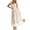 Blush Pink, variant on Women's Printed Tie Shoulder Midi Cami Dress with 100% Polyester Fabric for Elegant Everyday Wear and Effortless Style