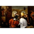 thumbnail image 3 of Luca Giordano 24x17 Black Modern Framed Museum Art Print Titled - See Homme (1650-1659), 3 of 5
