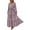 18-Grey Purple, variant on PRETTYGARDEN Women's Spring Long Sleeve Smocked Maxi Dress Casual Square Neck Swiss Dot Tiered Ruffle Flowy Pocket Dresses