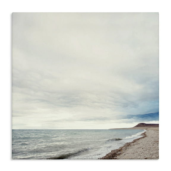 Stupell Industries Ocean At Sunrise Nautical & Beach Photography Wrapped Canvas Art Print Wall Art, 17 x 17