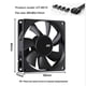 thumbnail image 2 of Computer Case Fan 80mm 4-Pin PWM High Airflow Ultra-Thin Cooling Fan, 2 of 5