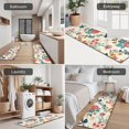 thumbnail image 5 of Pioneer Flower Floral Print Pattern Kitchen Rugs Sets Of 3,Kitchen Runner Rugs Non Skid Washable,Decorative Kitchen Floor Mats for Kitchen,Sink,Laundry,17"x30"+ 17"x47" + 17"x59", 5 of 6