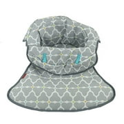 Replacement Parts for Fisher-Price Sit-Me-Up Floor Seat CMH50 - Includes Silver Platter Pad