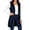 Navy, variant on Fnooota Women Hooded Zip Up Vests, Mid Length Lightweight Sleeveless Casual Sweatshirt Outerwear with Pockets Gray Size L
