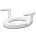 thumbnail image 2 of 2" Raised Toilet Seat w/Handles Mobb, 2 of 2