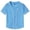 Sky Blue, variant on Boys and Girls Baseball Jersey Boys Short Sleeve Button T-Shirts Fashion Hip Hop Casual Sports Solid Color Shirt