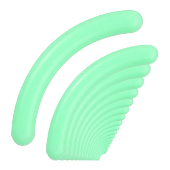 20Pcs Eyelash Curler Refills, Replacement Pads Rubber, for Standard Curlers, Soft, Durable Cosmetic Accessory Makeup Tools cyan blue