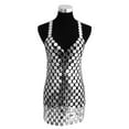 thumbnail image 3 of 1 Juego de vestido delicado con lentejues, accesorios de moda, jau de suave, joyería , cadena para el cuerpo, Baoblaze Cadena de lentejuelas para el cuerpo, 3 of 8