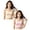 Pink 1PCS & Beige 1PCS, variant on 2 Pack Girls Underwear Long Vest Tank Top for Girls Developing Stage Summer Inner Wear Soft Breathable Camisole One Size