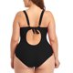 thumbnail image 4 of Modesto Trajes de Baño para las Mujeres Traje de Sobretamaño Retro Impresión Étnica de una Pieza, Traje de Baño de Poliéster de Fuente Caliente para la Piscina, la Playa Y las Vacaciones de Verano, 4 of 4