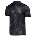 thumbnail image 2 of Men's Colosseum Black Texas Longhorns Palms Team Polo, 2 of 3