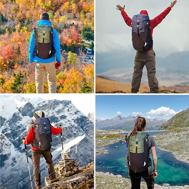 weikani 50L Mountaineering Backpack Waterproof Outdoor Running Bag