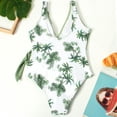 thumbnail image 6 of GYRATEDREAM Girls One Piece Swimsuits Leaf Printed Bathing Suit for Kids Cute Swimwear with UPF 50+, 7-8 Years, 6 of 6