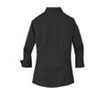 thumbnail image 6 of RH69 Red House 3/4-Sleeve Nailhead Non-Iron Button-Down Shirt Women's Button Down Shirt, 6 of 6