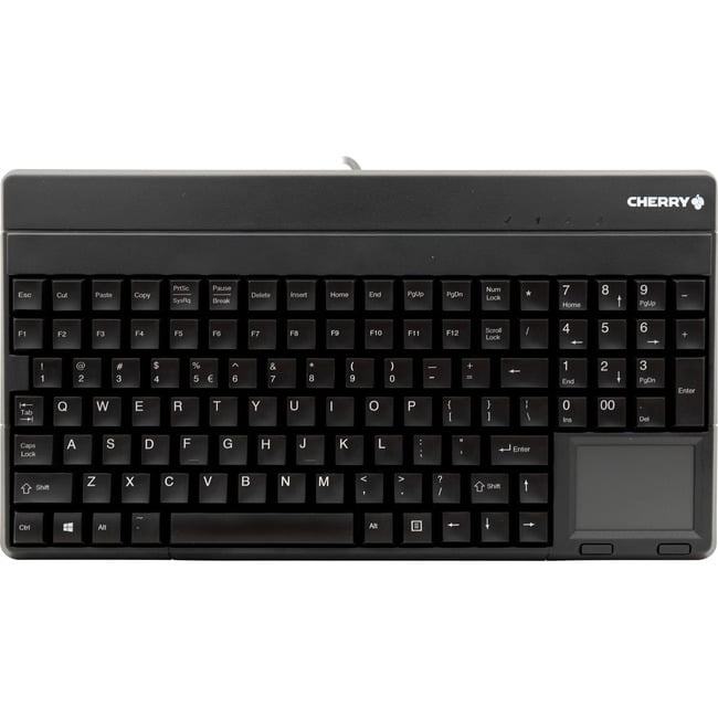 G86-62401EUADAA Cherry Compact 6240 Series Keyboard w/ Integrated Touchpad 