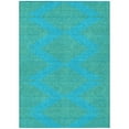 thumbnail image 2 of Addison Rugs Chantille Indoor/Outdoor Transitional Geometric Aqua Washable Rectangle Rug, 10' x 14', 2 of 6