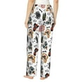thumbnail image 3 of Daiia Hip Hop Dog Women's Sleep Pant with Pockets and Drawstring,Pajama Pants-X-Large, 3 of 9