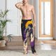 thumbnail image 2 of Balery Astronaut Floating purple Space Pantalones de pijama para hombre, pijama ultraligero, pantalón de descanso-X-Large, 2 of 6