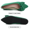 thumbnail image 4 of Vestido de gamuza SAILING LU para mujer, color verde, talla 6, 4 of 6
