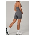 thumbnail image 4 of SKQIT Workout Sets for Women 2 Piece Seamless Halter Sports Bra Scrunch Butt Impact Shorts Gym Yoga Outfits, 4 of 7