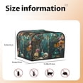 thumbnail image 5 of Lsque Baroque Floral Still Life Print 4 Slice Toaster Cover , Kitchen Appliance Dustproof Protector , Toaster Protector Dustproof Kitchen Appliance Cover, 5 of 7