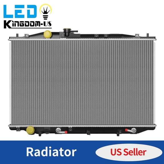 LEDKINGDOMUS Professional Radiator for 2007-2008 Acura TL Base 3.2L V6 & Type-S 3.5L V6 Direct Fit High-Efficiency Cooling Replacement 19010RDAA61 19010RDAA62