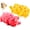 Pink, Yellow, variant on MAICHUNNN 2-Pack Squeaky Pig Dog Toys - Durable Rubber Chew Toys with Oinking & Grunting Sounds for Small, Medium & Large Dogs - Interactive Latex Puppy Toy Set