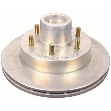 - Kodiak Trailer Brakes Dacroment 12 in. Replacement 6 Lug Hub Rotor 42 Spindle