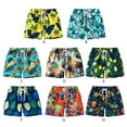 thumbnail image 3 of URMAGIC Toddler Baby Boys Swim Shorts Leaves Print Swimming Trunk Kids Boy Hawaiian Beach Board Shorts Swimwear 2-7 Years, 3 of 3