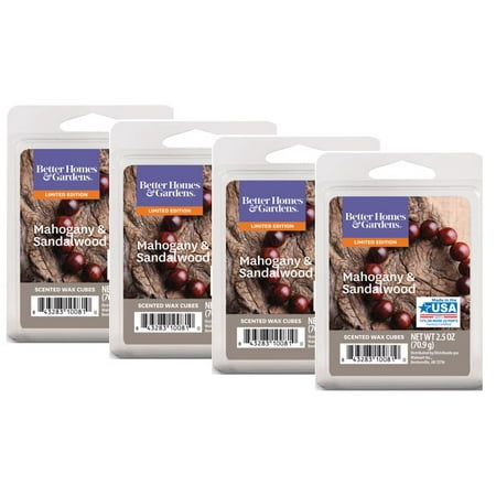 Better Homes & Gardens 2.5 oz Mahogany and Sandalwood Scented Wax Melts